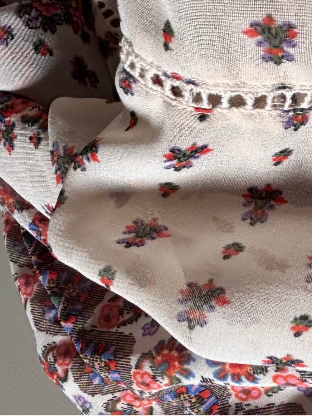 ESHAKTI Cap Sleeves Boho Floral Paisley Smocked Waist Tiered Skirted Maxi Dress - Picture 14 of 14